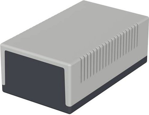 Bopla ELEMENT E 450 VL Elektronikgehäuse aus Polystyrol in Lichtgrau und Graphitgrau, B/T/H: 189 x 110 x 70 mm - Bild 1