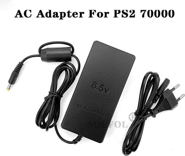 Sony AC-Adapter Netzteil für PlayStation 2 PS2 Slim 70000 Series in Schwarz mit US/EU-Stecker - Bild 1