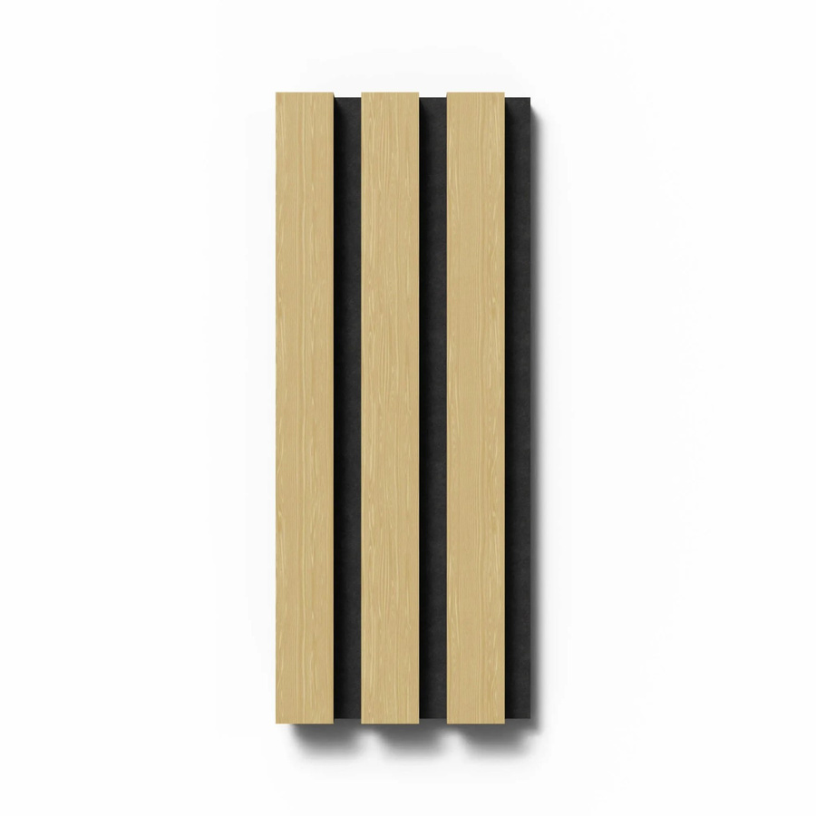 Akustikpaneel Denpanels Eiche Unbehandelt mit schwarzem Filz im skandinavischen Stil, B: 29,5 cm, H: 15 cm - Bild 2