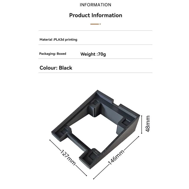 UNCL Ersatz-Schleifständerbasis für Eureka Mignon MMG-Serie Modelle FILTRO PERFETTO SILENZIO MANUALE in Schwarz mit neigbarem Design - Bild 3