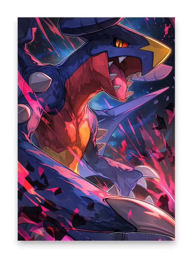 Bandai Pokemon Anime Wandkunst Poster als wasserfester Leinwanddruck in Multicolour - Bild 7