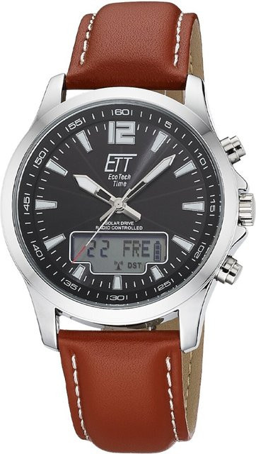 ETT Chronograph, Solar, Edelstahl, 45 mm, Herren - Bild 1