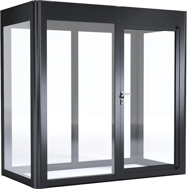 SunElements Gewächshaus SunGarden Infinity 2.1 aus Polycarbonat in Anthrazit, B/H/T: 233 x 229 x 128 cm - Bild 1