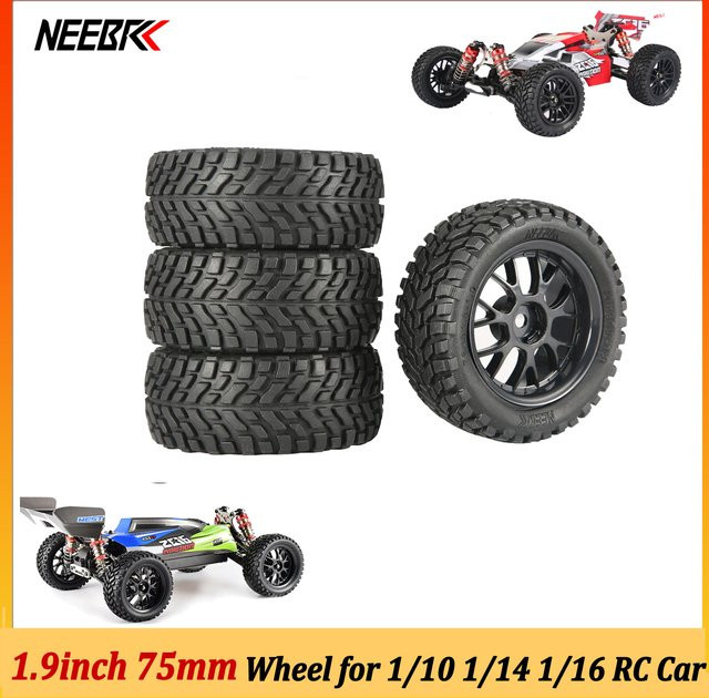 NEEBRC Offroad-Buggy-Reifen, Gummiräder, Schwarz - Bild 1