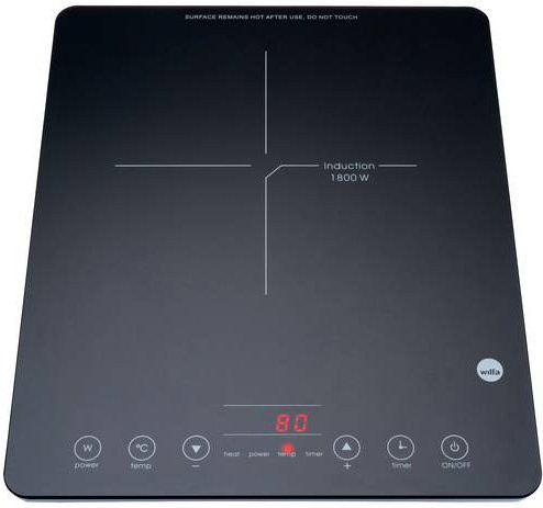 Wilfa ICP-1800B Induktionsplatte in Schwarz mit Timer und Auto-Abschaltfunktion - Bild 1