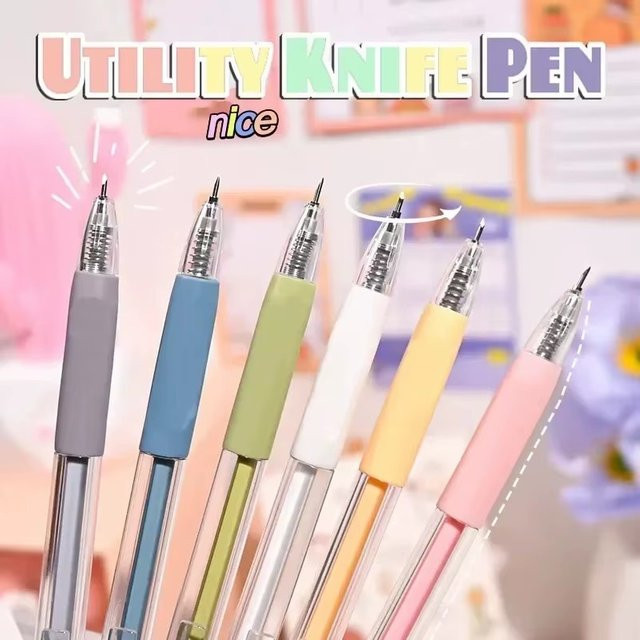 Allzweckmesser als Papierschneider und Schneidwerkzeug für Scrapbooking und Schulbedarf in Multicolor - Bild 1