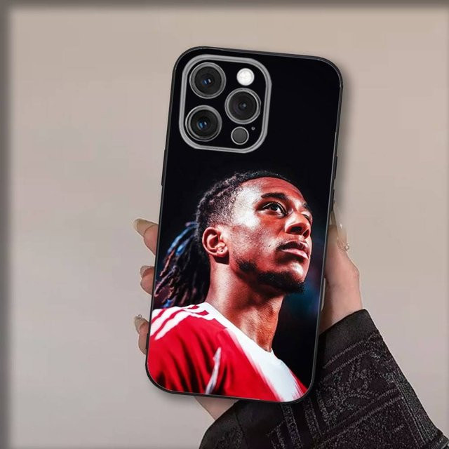 Handyhülle Michael Olise Fußball Design für iPhone, Schwarz - Bild 1