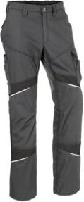 Kübler ACTIVIQ cotton+ Arbeitshose anthrazit/schwarz mit Reflexstreifen - Bild 1