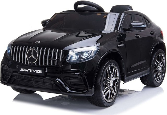Moni Mercedes AMG GLC 63S Elektroauto mit EVA-Reifen, Musik und Fernbedienung, schwarz - Bild 1