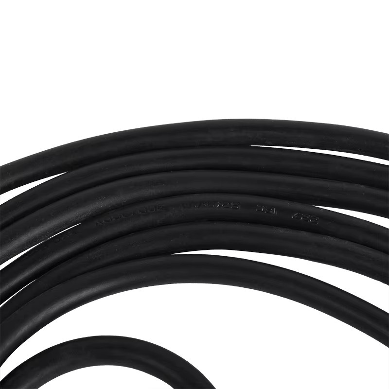 SHEHDS 4er Set 3-poliges DMX512 Signalverbindungs-Kabel aus Gummi in Schwarz für Par-Licht und DJ-Disco-Licht - Bild 3