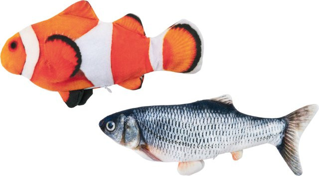 ZOOFARI Katzenspielzeug elektronisch, Fisch, 2er Set - Bild 1
