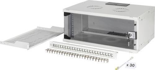 Digitus Netzwerkschrank SOHO Pro 19 Zoll Grau B: 540 mm, T: 400 mm - Bild 2