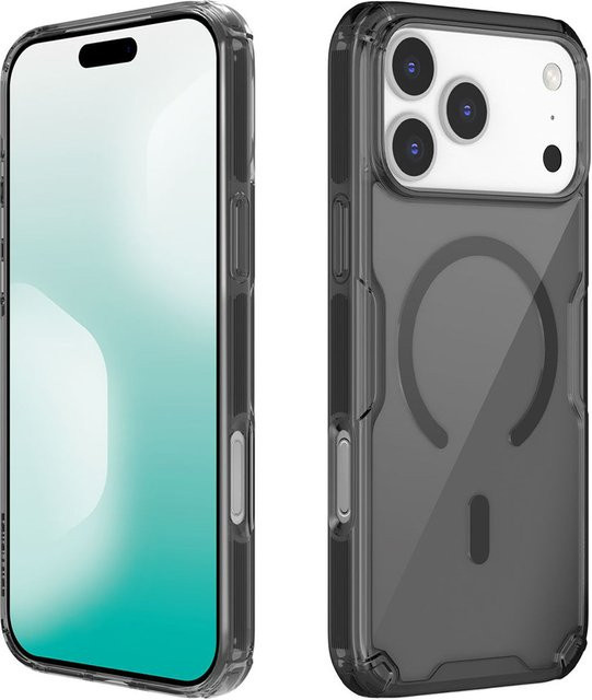 Nillkin Nature Pro MagSafe-Hülle für Apple iPhone 18 Pro Max und iPhone 17 Pro Max, Schwarz Transparent - Bild 1