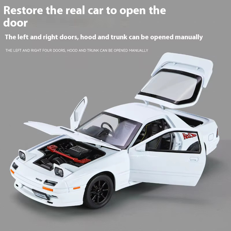 Maisto Mazda RX7-FC, Automodell, 1:24, Metall, Weiß - Bild 2