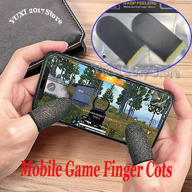 Yu Xi Gaming Finger Sleeves atmungsaktive Fingerspitzen für Mobile Games Anti-Schweiß Touchscreen Abdeckung - Bild 1