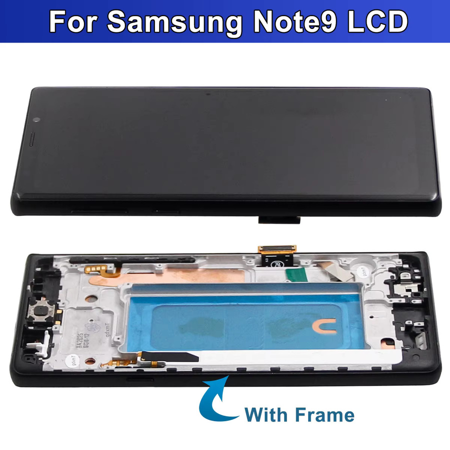 Samsung Note9 LCD Display mit Rahmen TFT Touchscreen Digitizer für N960F N960U N9600 in Schwarz oder Blau - Bild 2