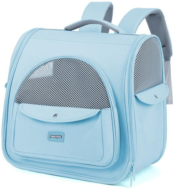 Tragbarer Katzenrucksack im japanischen und koreanischen Stil aus Oxford-Stoff, atmungsaktiv, B/T/H: 40 x 25 x 36 cm - Bild 1