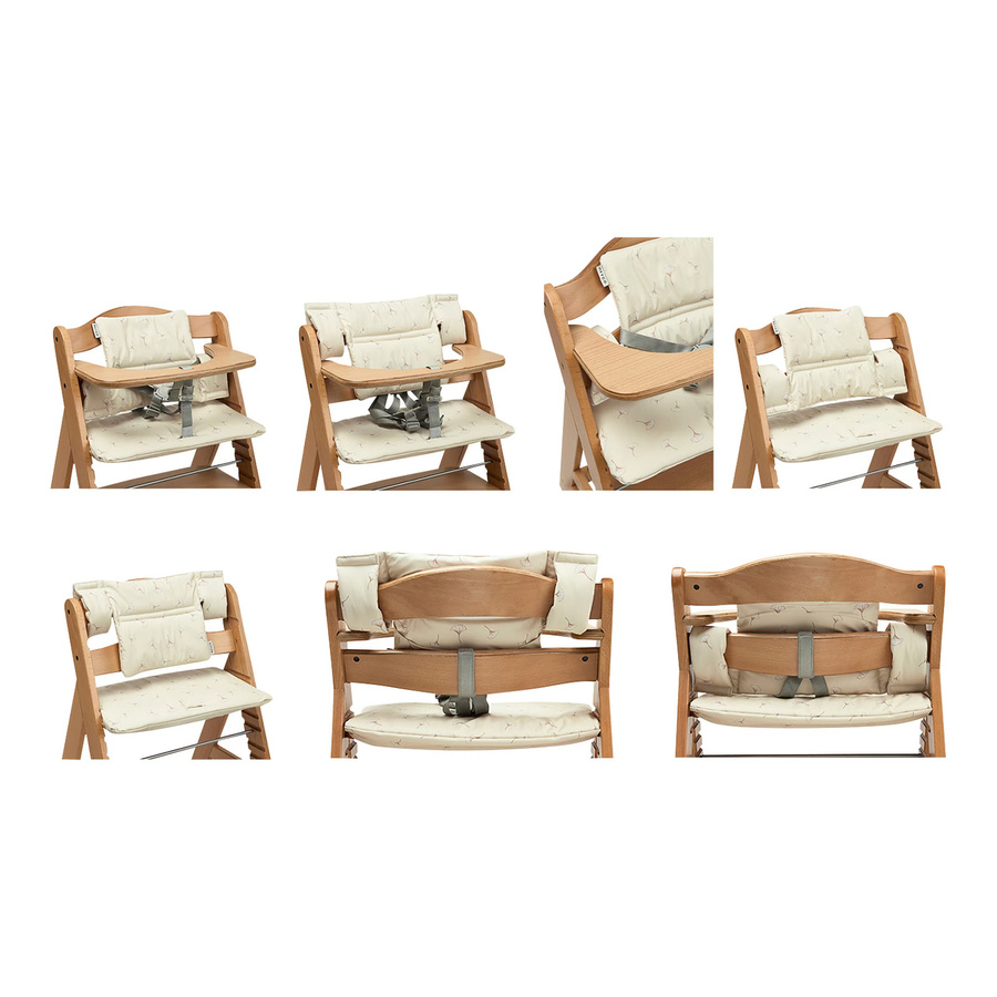 Meyco Baby Hochstuhlsitzkissen wasserabweisend aus Polyester in Beige - Bild 2