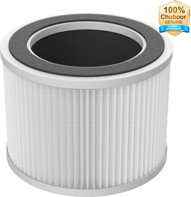Chuboor HEPA H13 Filtersystem mit Vorfilter und Aktivkohlefilter für PJ01/PJ08, Weiß - Bild 1