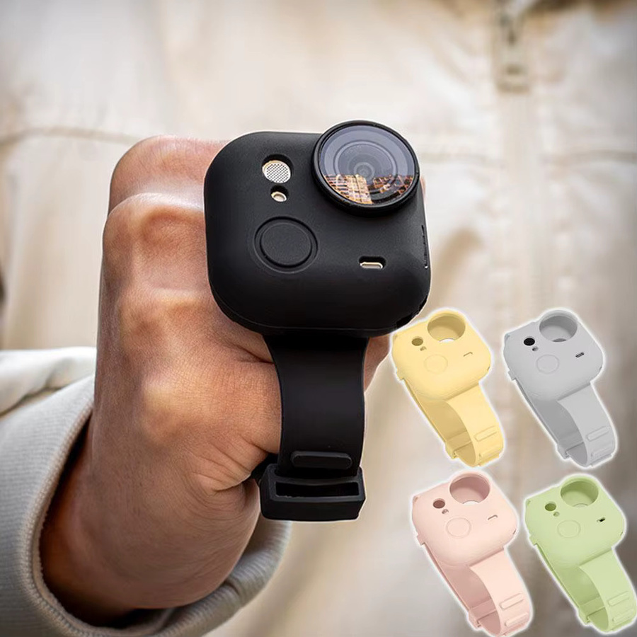 Insta360 GO Sportkamera-Schutzhülle mit verstellbarem Ultra Strap Armband aus Silikon, mehrfarbig - Bild 5