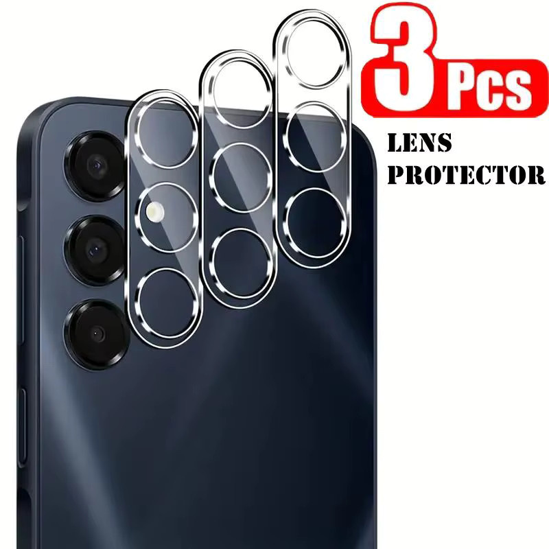 3er-Set 3D Vollabdeckung Objektivschutz aus HD-Glas für Samsung Galaxy A17 A56 A36 A16 A55 A35 A15 A54 A34 A14 in Transparent - Bild 2