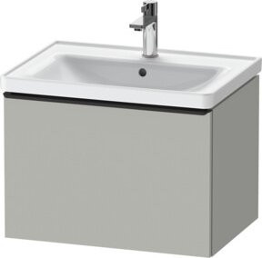 Duravit Waschtischunterschrank D-Neo, wandhängend, Weiß/Grau, B: 63,4 cm, T: 45,2 cm, H: 44,0 cm - Bild 1