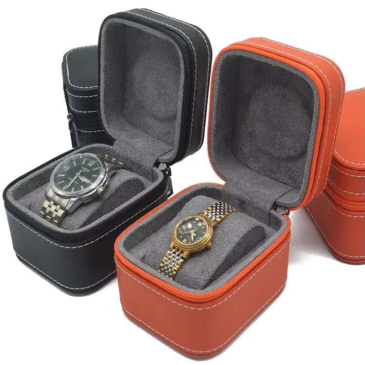 CAOWTAN Uhrenbox, PU-Leder, quadratisch - Bild 2