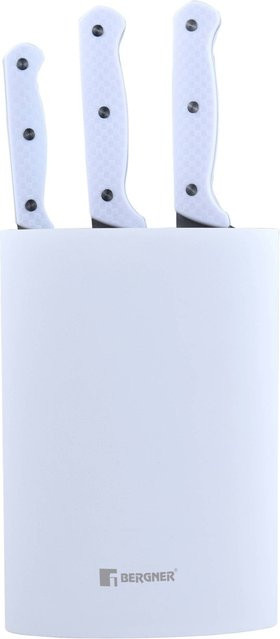 BERGNER Messerset Naturally in Weiß aus Edelstahl, 4-teilig - Bild 1