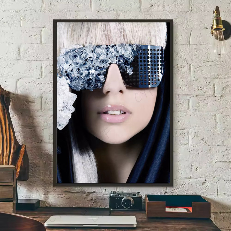 DIY Diamantmalerei Set Lady Gaga Mayhem 5D Mosaik Kreuzstich Wanddeko Multicolour - Bild 1