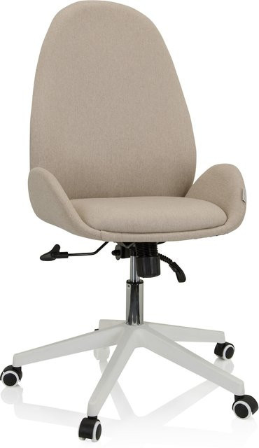 hjh OFFICE Home Office Bürostuhl AVEA in Stoff mit Armlehnen und gewichtsabhängig einstellbarer Synchronmechanik - Bild 1