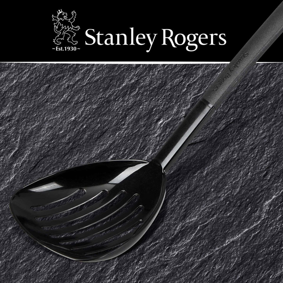 Stanley Rogers Schaumlöffel mit Schlitzen Black Lion, Farbe: Black, Material: Nylon, Länge: 34 cm - Bild 2