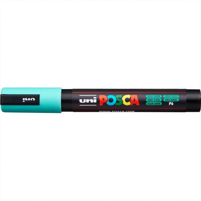 uni POSCA-Marker PC-5M Permanent Marker mit 1,8-2,5mm Spitze in Aquagrün - Bild 1