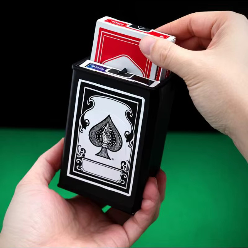 Enjoyer Kartenaustauschgerät für Magie, Poker-Zaubertrick, Magier-Gimmick - Bild 2