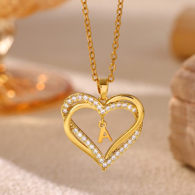 HPTOTMG Halskette, Gold, Zirkonia, Damen - Bild 1
