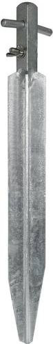 DEHN Erdungsspiess ES 50X50X3 450 V2A aus Edelstahl in Silber - Bild 1