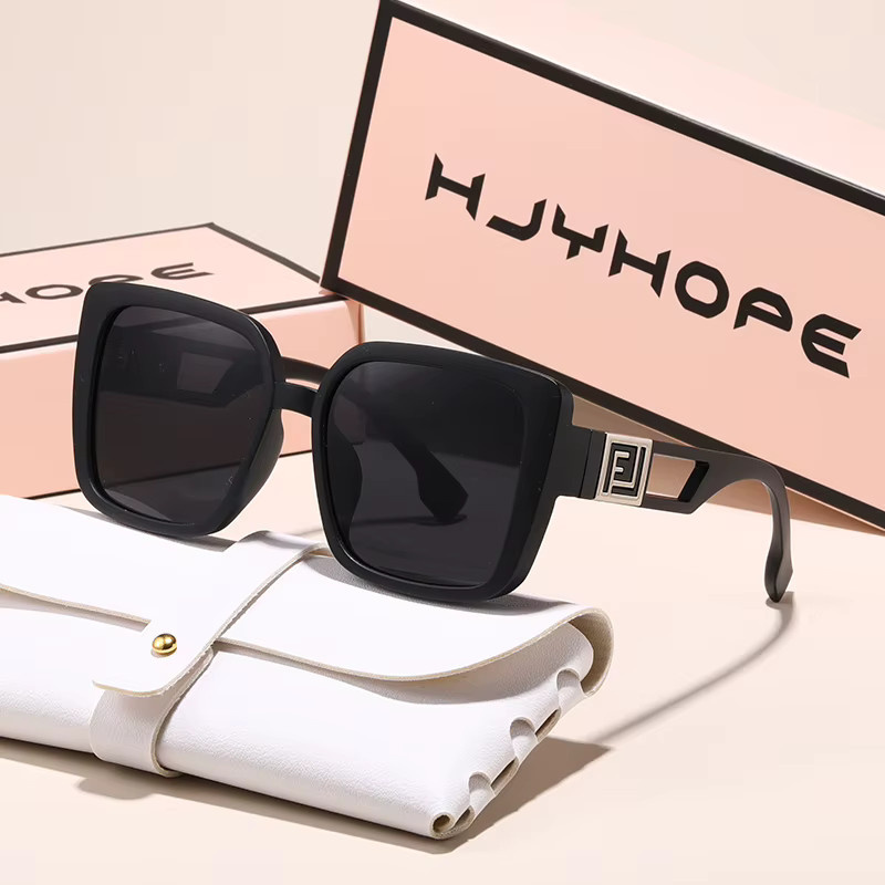 HJYHOPE Sonnenbrille, Quadrat, Vollrand, Kunststoff, Unisex, polarisiert - Bild 2