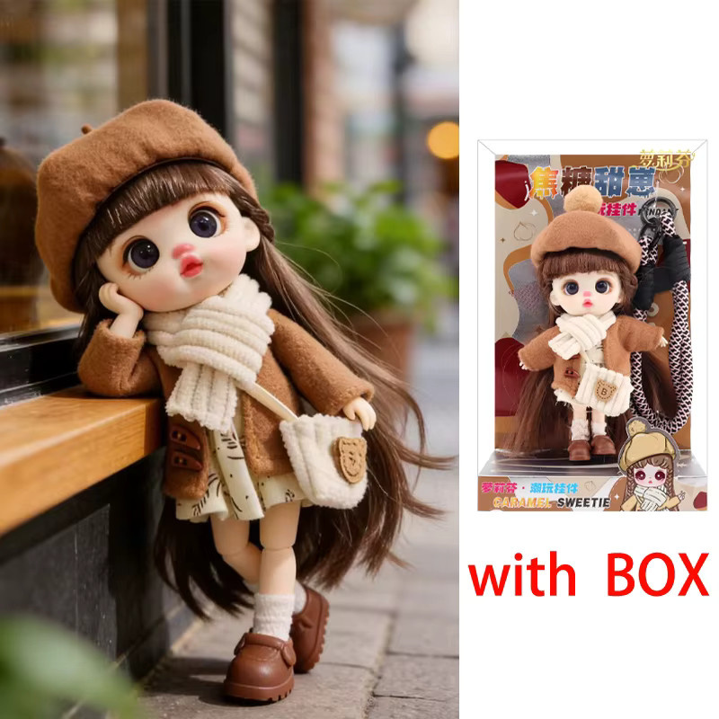 BJD-Puppe, 13cm, Bunt / Mehrfarbig, Kunststoff - Bild 2