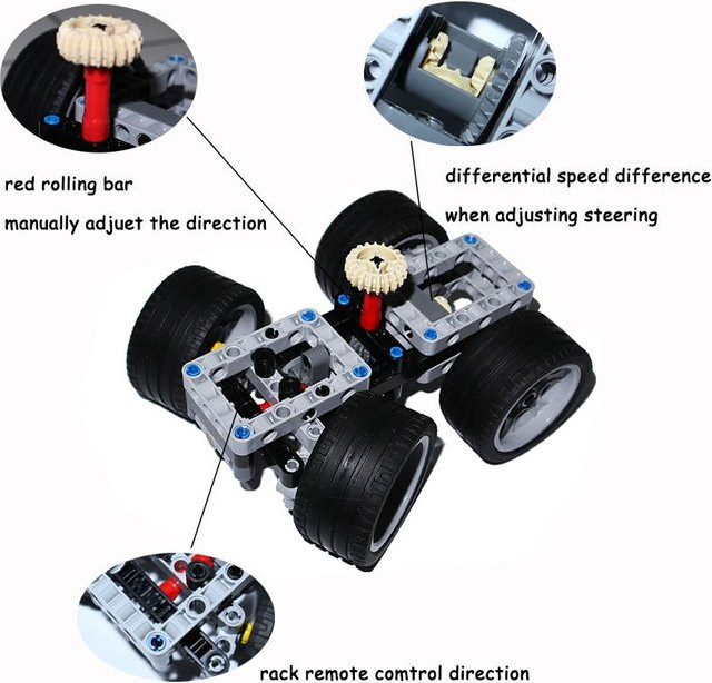 LEGO Power Functions Technische Motoren Komponenten, Zubehör, ab 14 Jahre - Bild 1