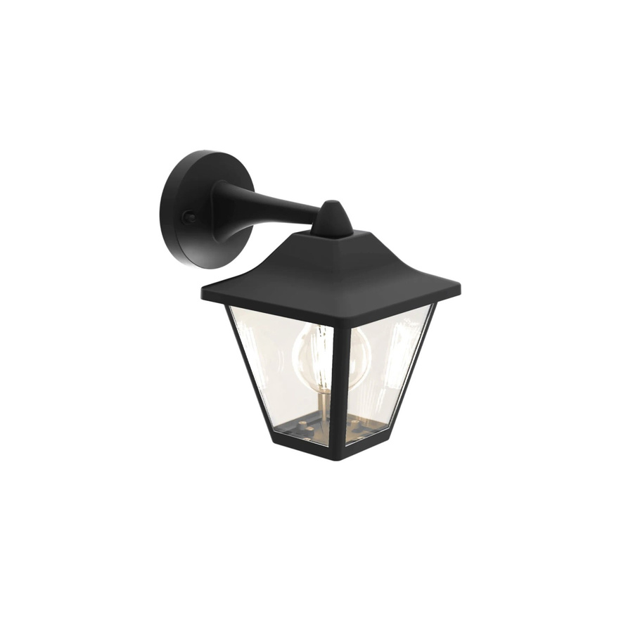 Philips Outdoor-Wandleuchte Juli in Schwarz aus Aluminium im klassischen Laternen-Design, B/H/T: 22,2 x 21,7 x 15 cm - Bild 2