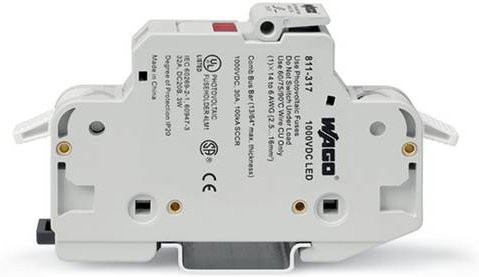 WAGO 811-317 Sicherungshalter in Grau und Weiß, 12 Stück - Bild 1