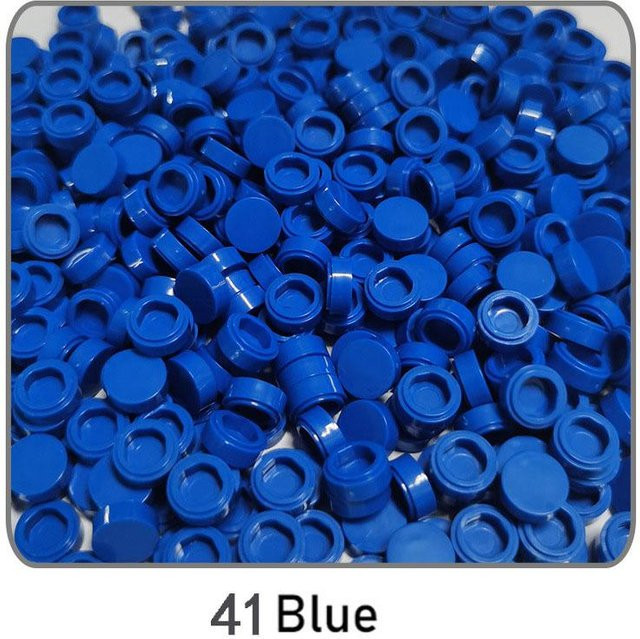 Fliese 1x1 Rund DIY Bausteine Ziegel, 1000-teiliges Set, ab 14 Jahre - Bild 1