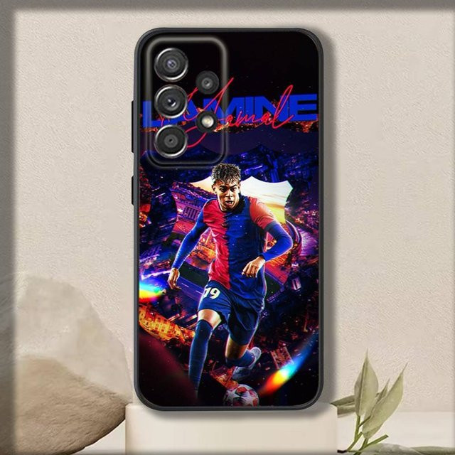 Lamine Yamal Nr. 10 Handyhülle für Samsung Galaxy S25 S24 S23 S22 S21 S20 S10 S9 S5 S4 in Schwarz - Bild 1