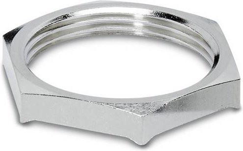 Phoenix Contact 1411270 A-INLE-M25-N-S Gegenmutter M25 aus Messing, 50 Stück - Bild 1