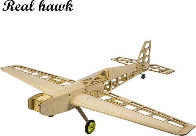 Real hawk RC-Flugzeuge, Lasergeschnittener Balsaholz-Flugzeugbausatz, Modellbausatz - Bild 1