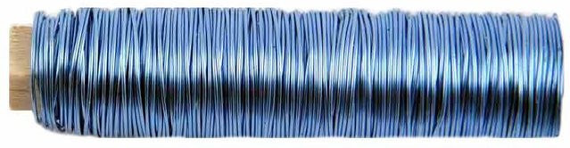 Preissler Lackdraht in Eisblau, 0,5 mm, 100 g - Bild 1
