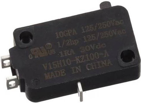 Honeywell SPS V15H10-KZ100-A Schnappschalter in Schwarz - Bild 1