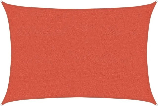 Furnicato Sonnensegel aus HDPE in Terracotta Rot, Rechteckig, B x T: 400 x 250 cm - Bild 1