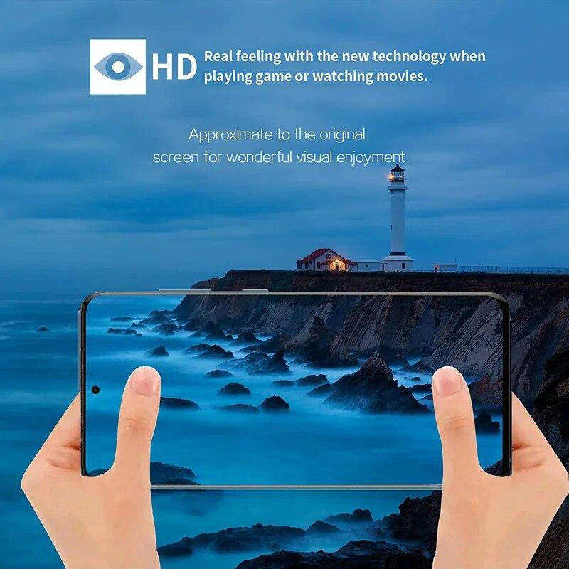 3er-Set Displayschutzfolie aus gehärtetem Glas für Samsung Galaxy S20 FE 5G, S22 Plus und Galaxy A71, transparent - Bild 2
