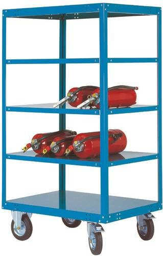 Manuflex TRANSOMOBIL TT4252.7016 Etagenwagen Anthrazit und Blau aus Stahl - Bild 1