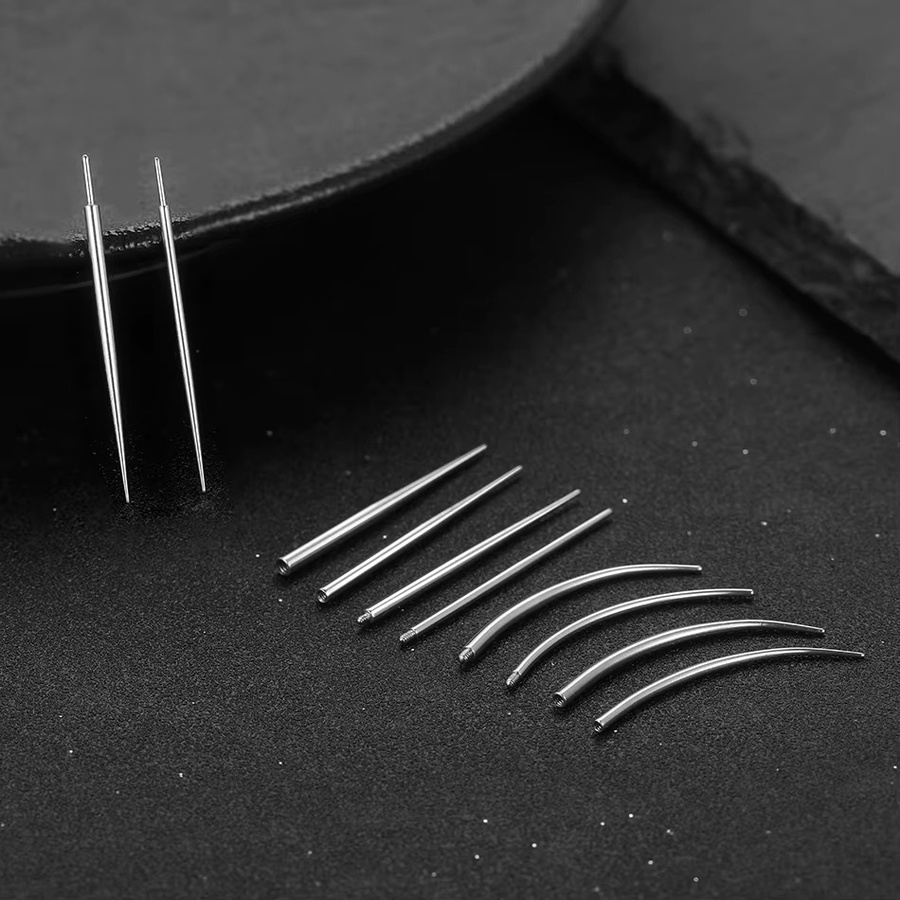 WTX Edelstahl-Einsteckstift, Kegel-Führungsstange, Piercing-Dehnungswerkzeug, Unisex - Bild 2